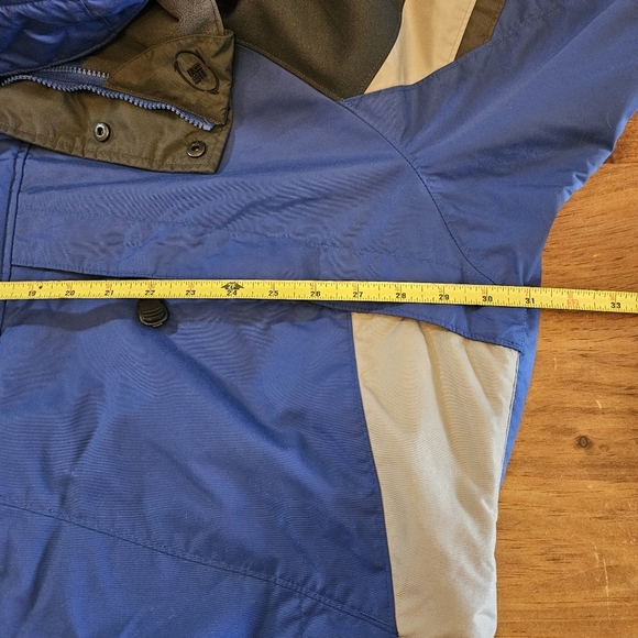 Columbia Sportswear Core Interchange Vented Ski Jacket Removable Hood Blue XL - Picture 13 of 15